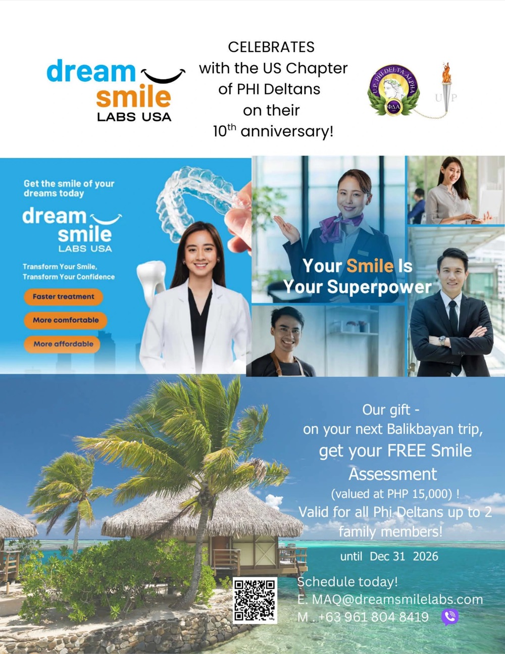 Dream Smile Labs USA, page 13 of the 2026 souvenir program